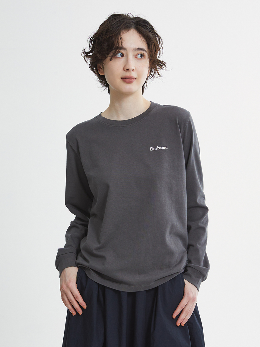 ワンポイント ロゴ ロングスリーブTシャツ 