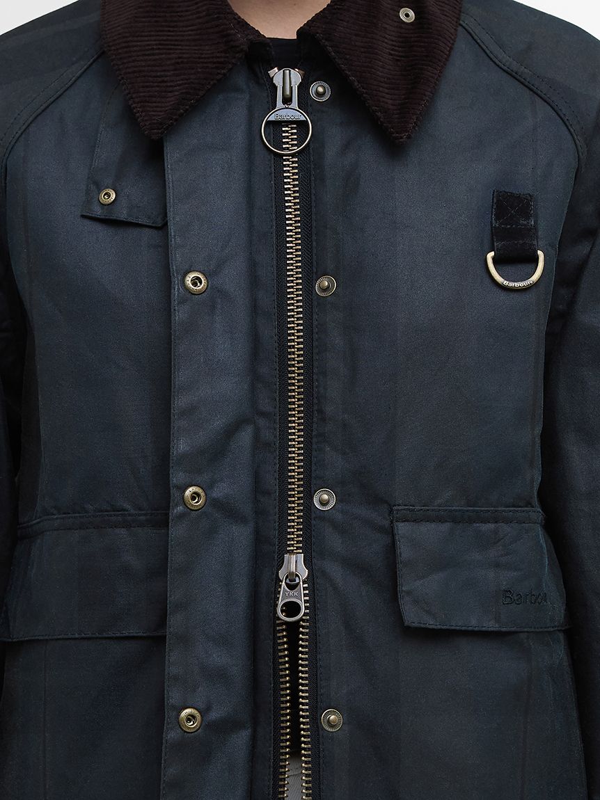 Barbourバブアー スペイジャケットインディゴ SPEY JACKET L Barbour ブルゾン アウター 「SPEY / スペイ」ワックス ショート