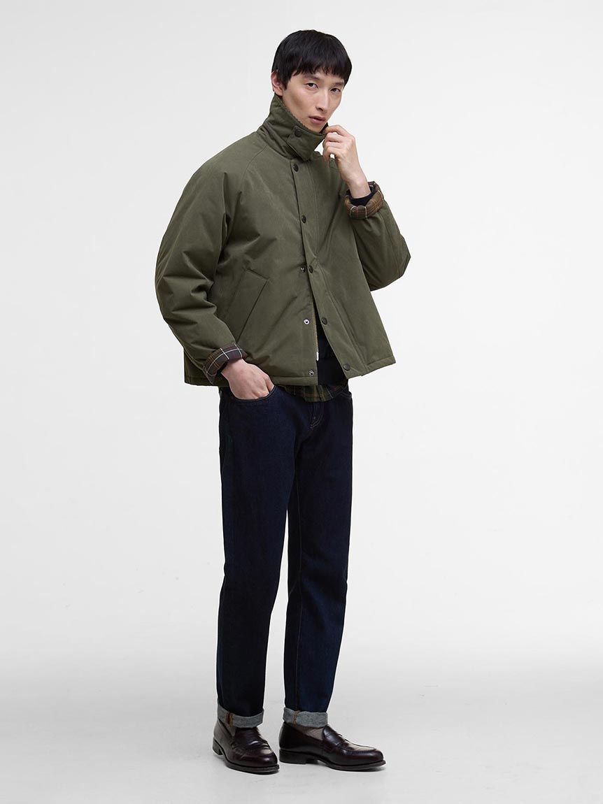 バブアー トランスポートジャケット ベージュ 42 ノンオイル Bshop別注】Barbour TRANSPORT オイルドジャケット 42