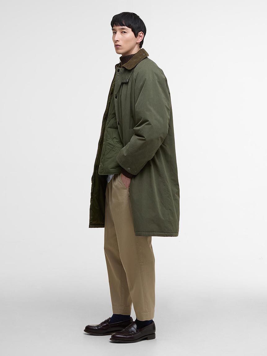 EXMOOR / エクスモア】中綿 ミドルレングス コート（ユニセックス