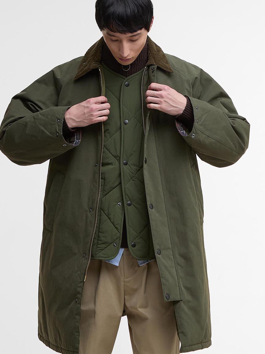 Barbour JAPAN LIMITED中綿 ミドルレングス コート Barbour（バブアー）の「【EXMOOR / エクスモア】JAPAN SPECIAL 中綿