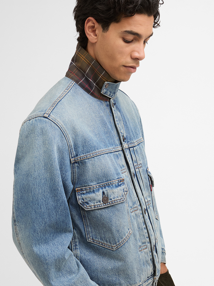 Barbour × Levi's》Type2 トラッカー ジャケット ｜ノンワックス