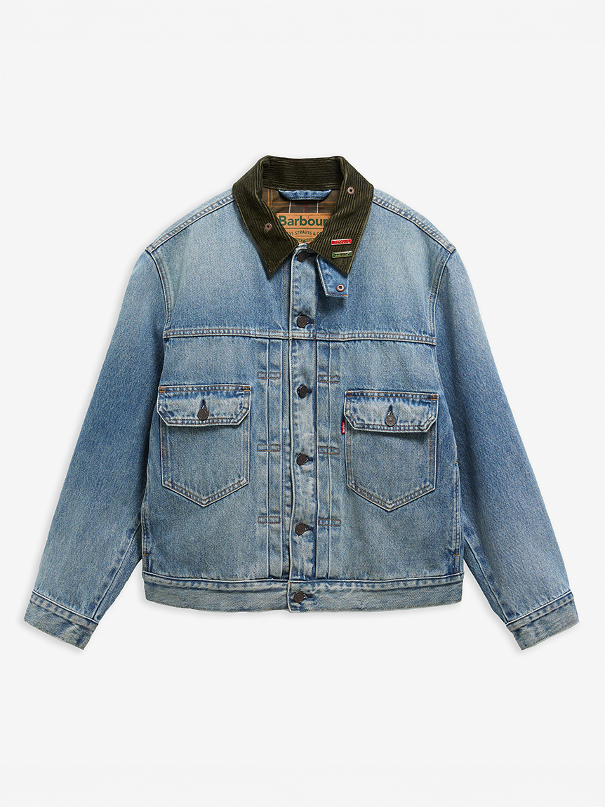 Barbour × Levi's》Type2 トラッカー ジャケット ｜ノンワックス