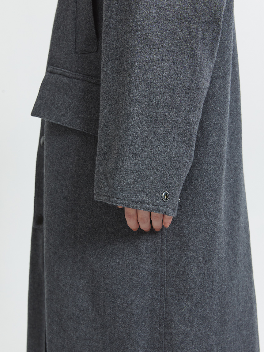 SNOWDON / スノードン】ウール ロング コート