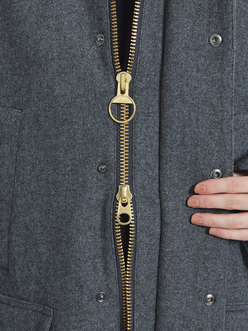 SNOWDON / スノードン】ウール ロング コート