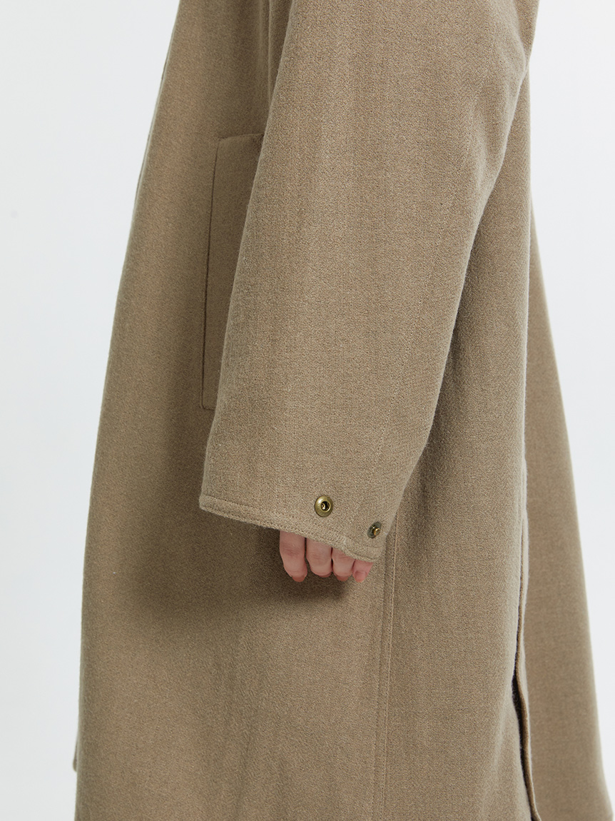 EXMOOR / エクスモア】 ウール ミドルレングス コート 