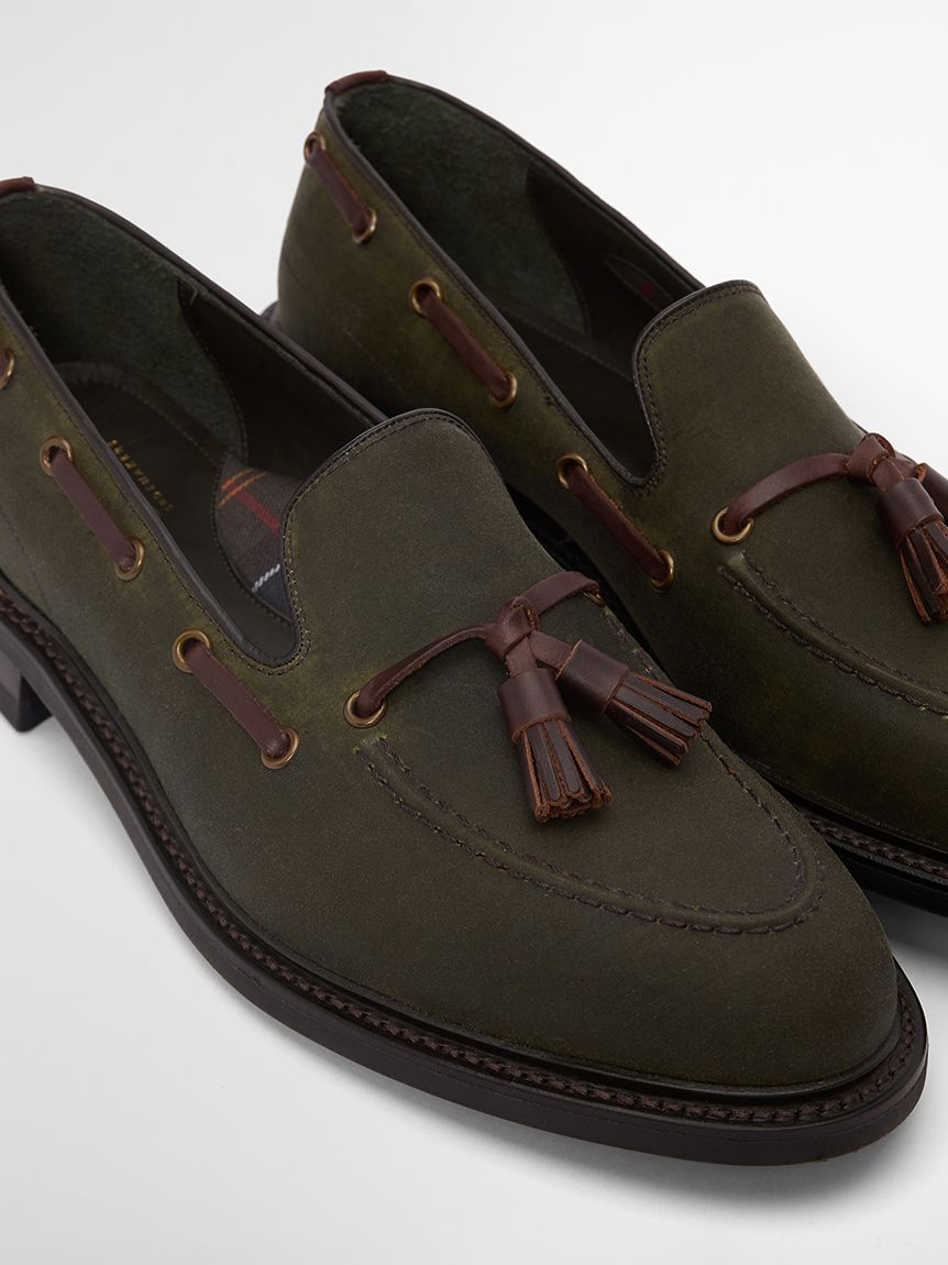限定アイテム】《Barbour × Loake》Reloved Russelローファー