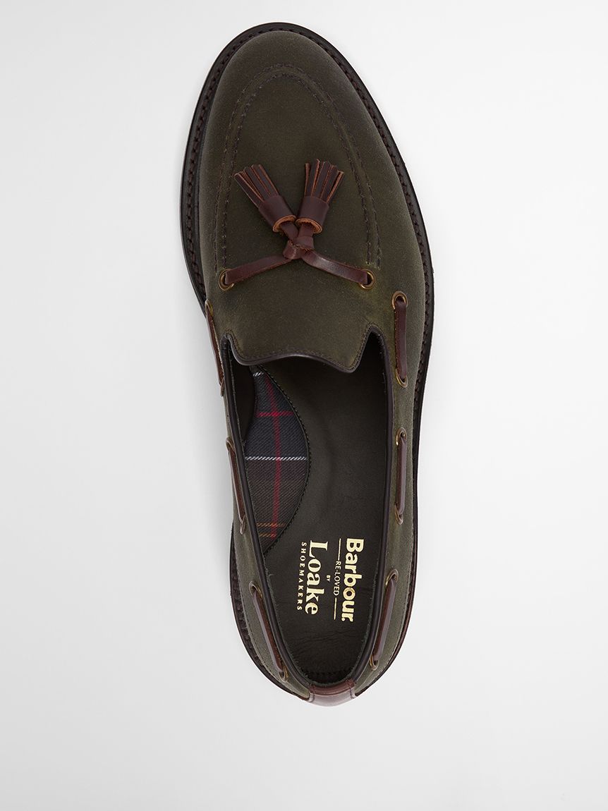 限定アイテム】《Barbour × Loake》Reloved Russelローファー