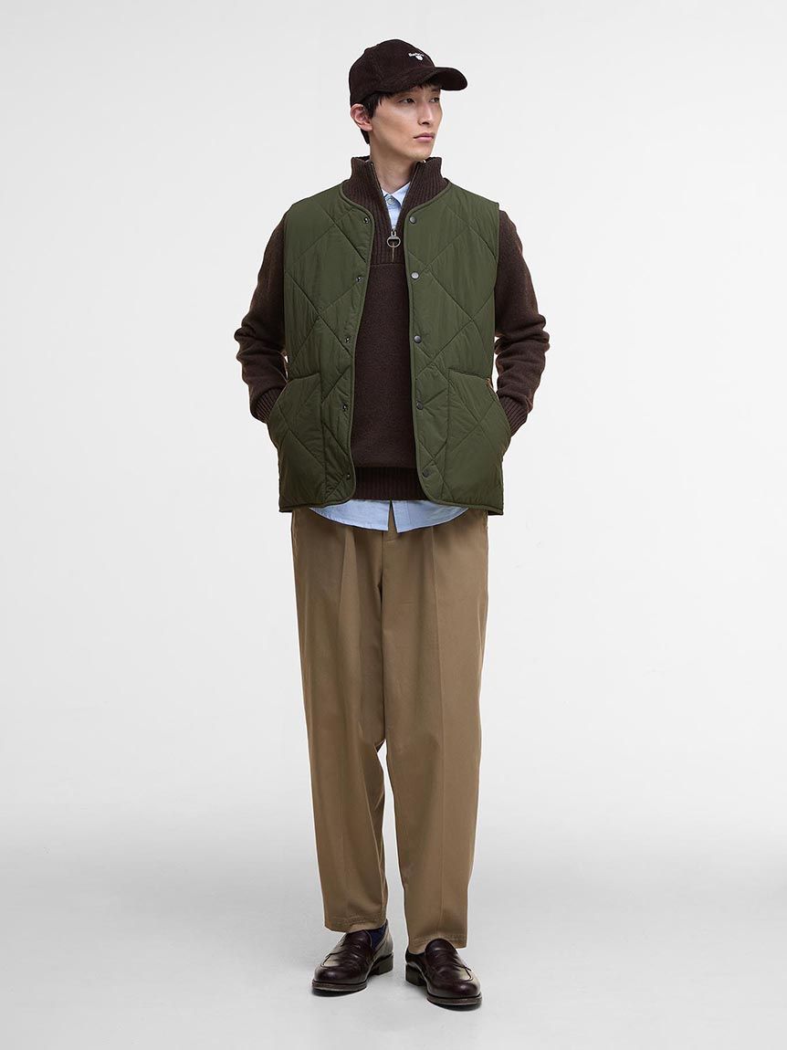 LIDDESDALE / リデスデイル】モダン キルティング ベスト｜ジャケット