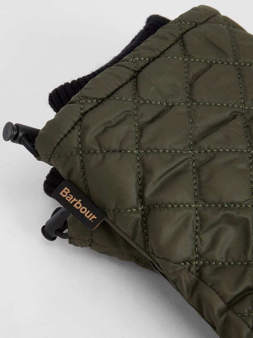 ☆新品☆Barbour Harker キルティング グローブ　オリーブグリーン Harker キルティング グローブ｜マフラー＆手袋｜アクセサリー