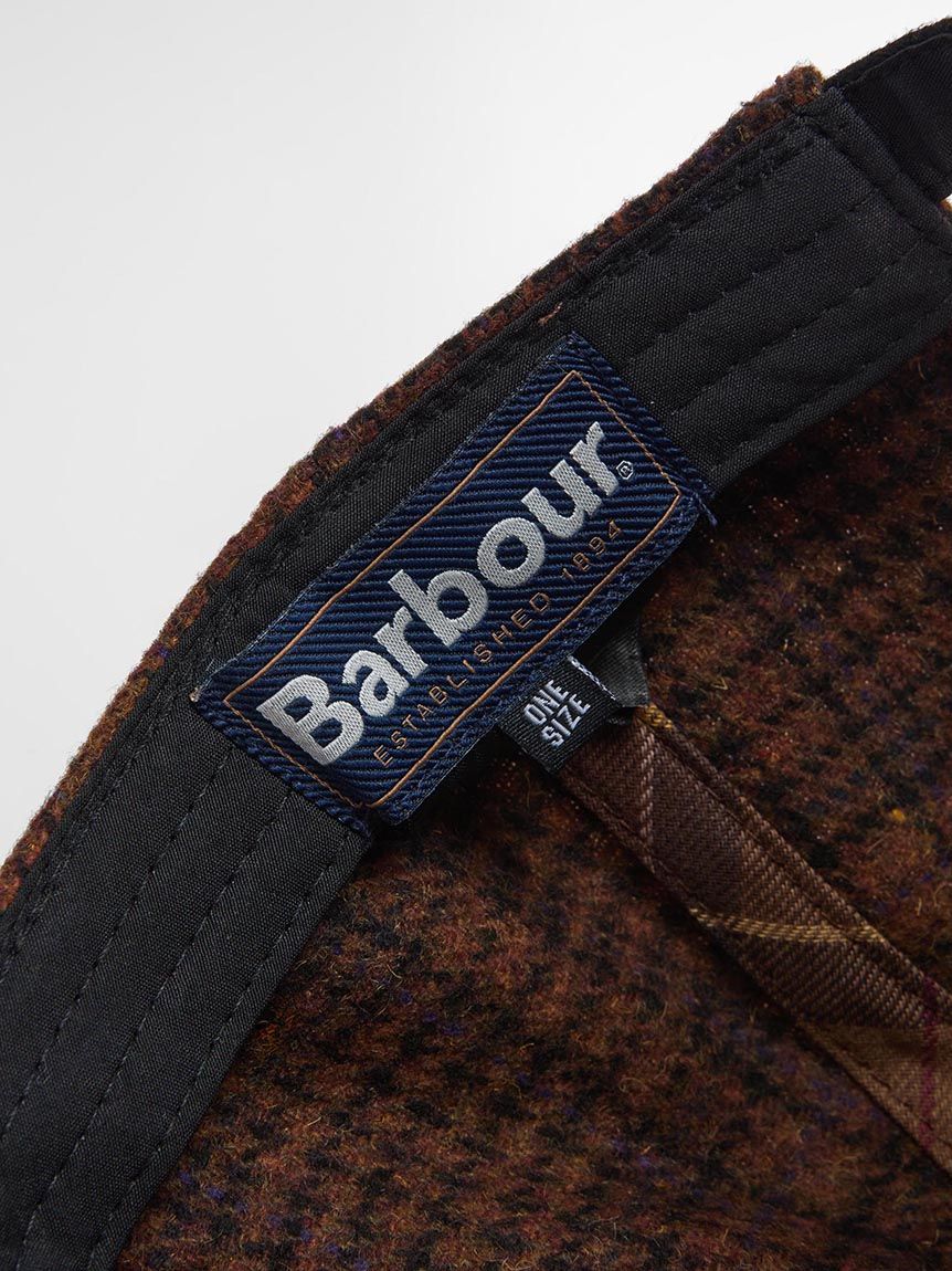 新品Barbour Clyde ツイード タータンチェック キャップ NVY Clyde ツイード タータンチェック キャップ｜アクセサリー｜バブアー