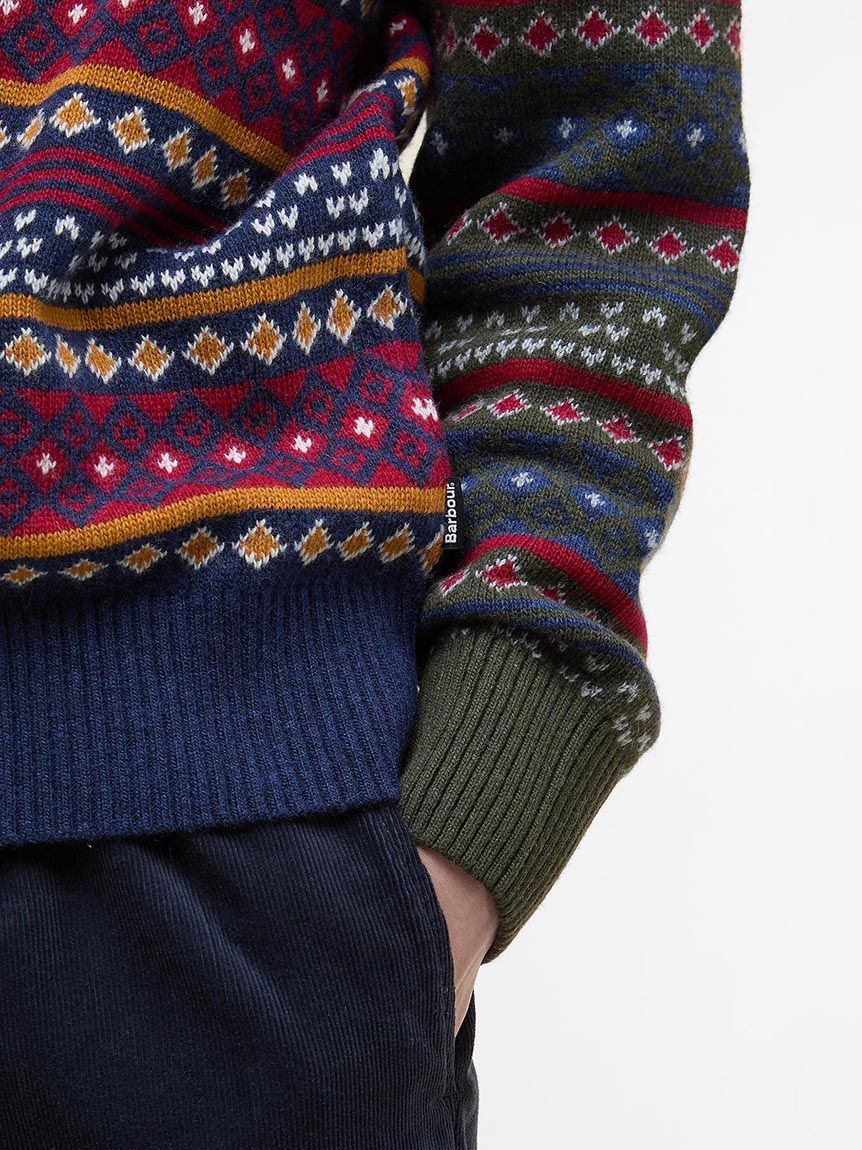 Fairisleパッチワークニット｜トップス｜バブアー公式オンライン