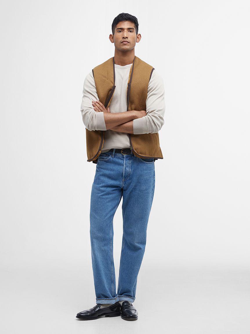 フロントジップ ファー ライナー ベスト レギュラーフィット （ユニ