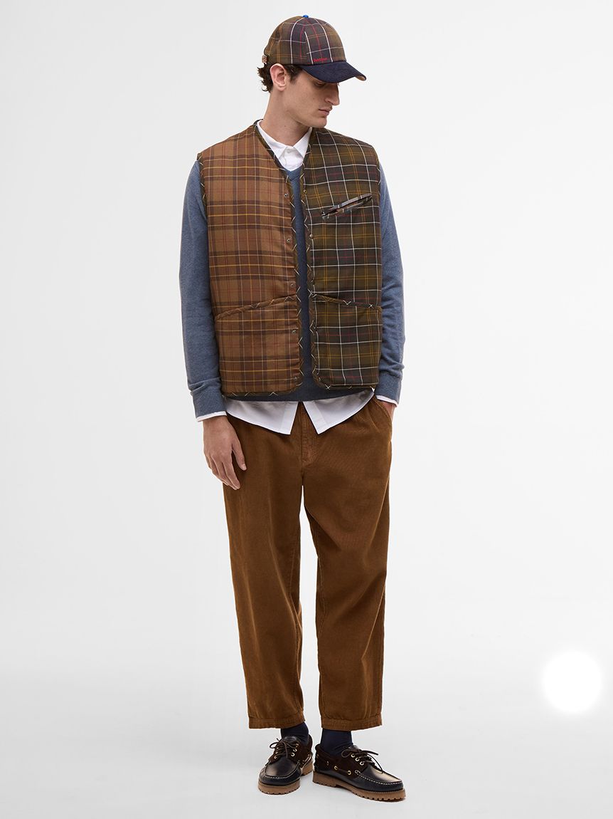 ポールスミスBarbour チェック柄 ベスト36 Paul Smith Loves Barbour