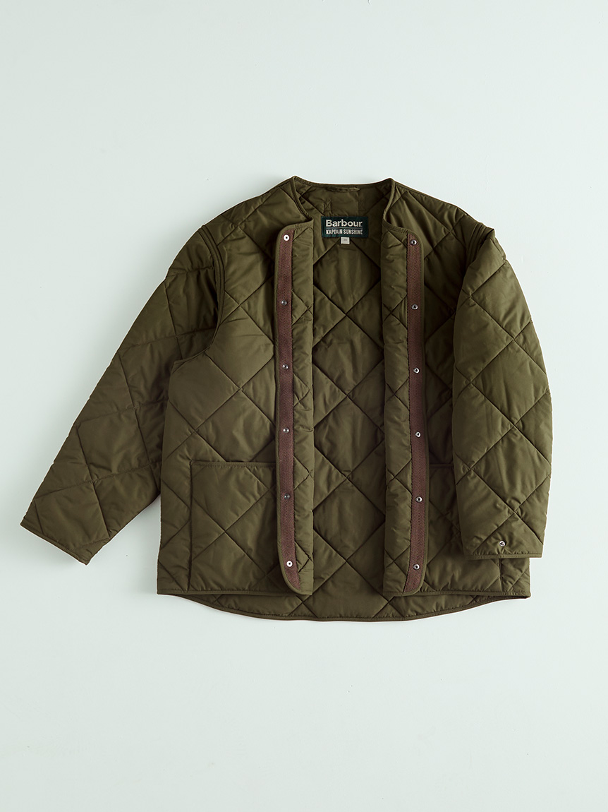 Barbour × KAPTAIN SUNSHINE》キルティング ライナー｜キルティング