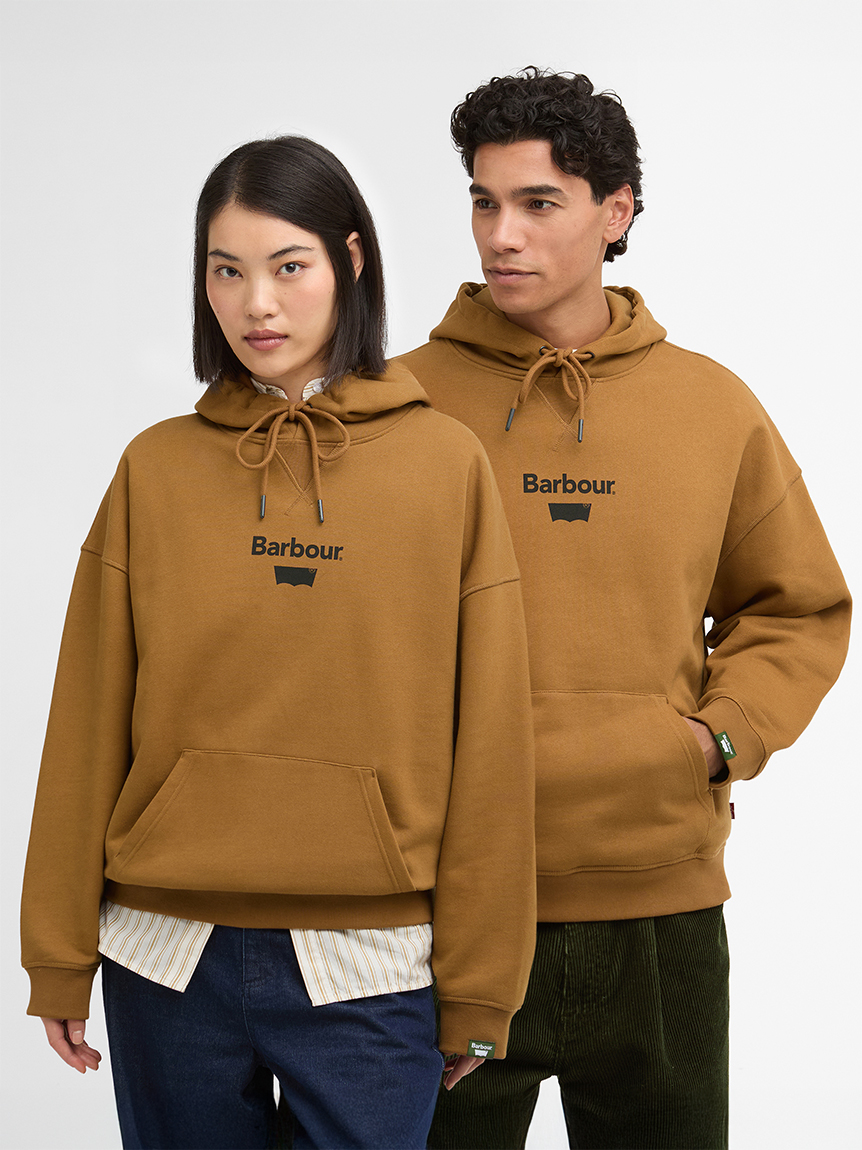Barbour × Levi's》グラフィック フーディ｜スウェット＆パーカー
