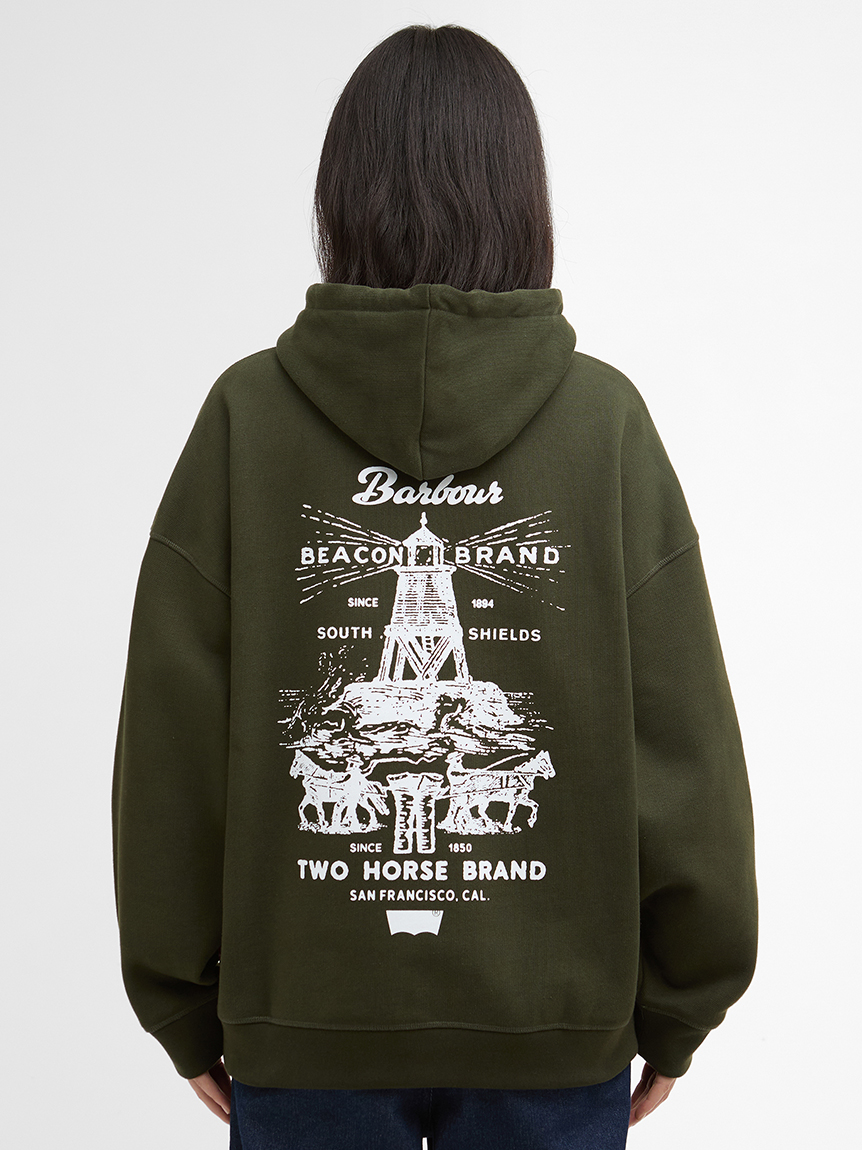 Barbour × Levi's》グラフィック フーディ｜スウェット
