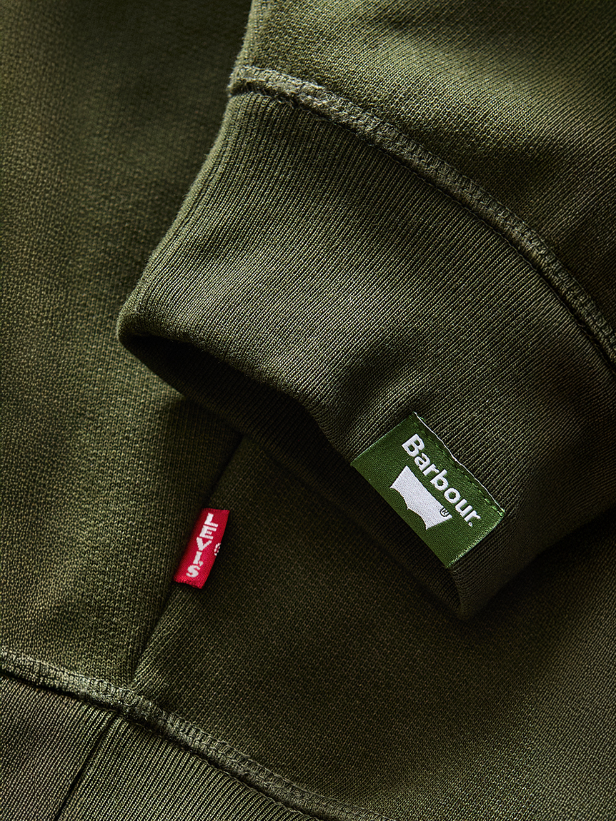 Barbour × Levi's》グラフィック フーディ｜スウェット＆パーカー