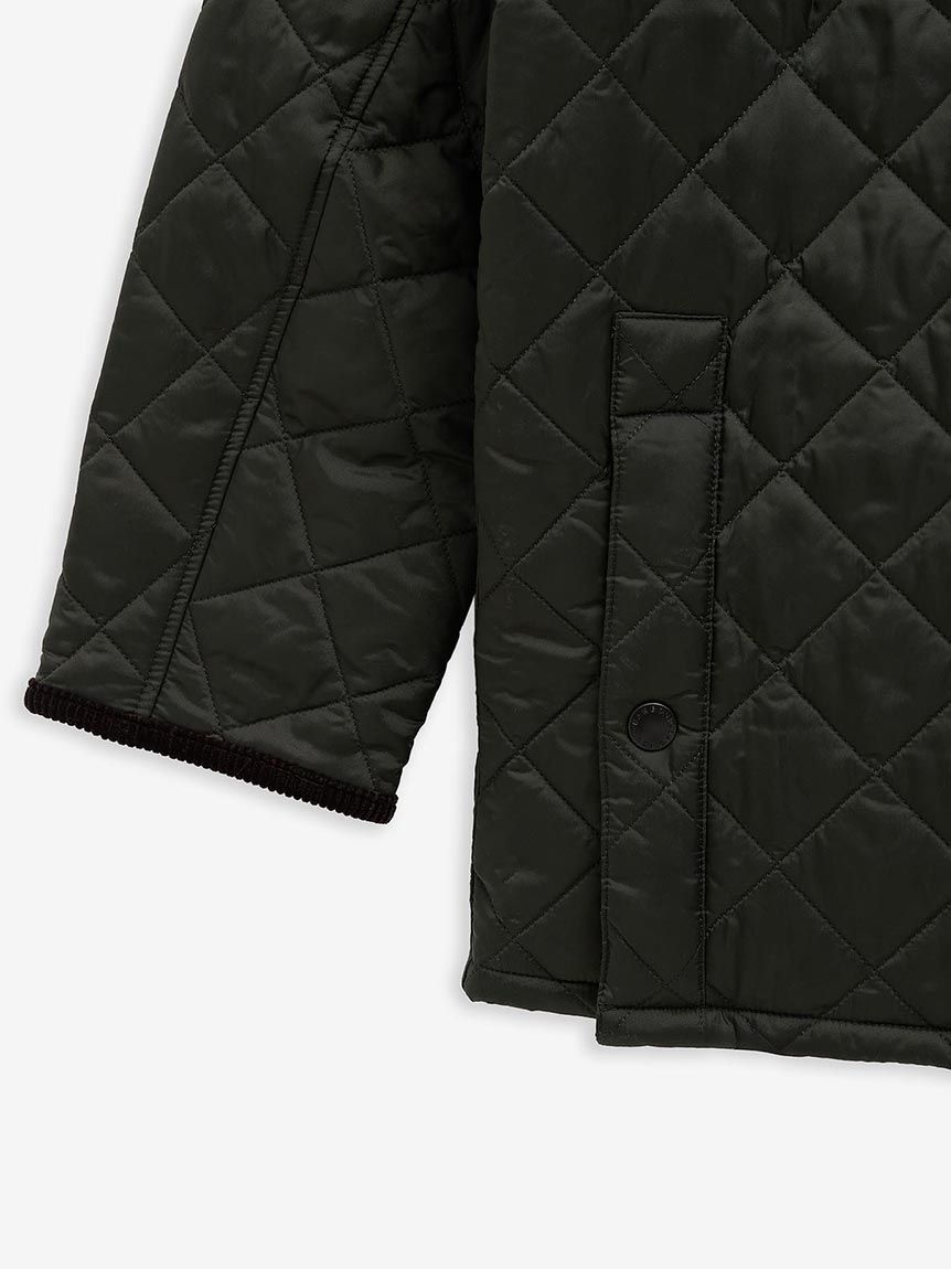 B1276 MICA&DEAL 【タグ付】キルティングブルゾン フード 光沢 F BEDALE / ビデイル】キルティング ブルゾン｜キルティング