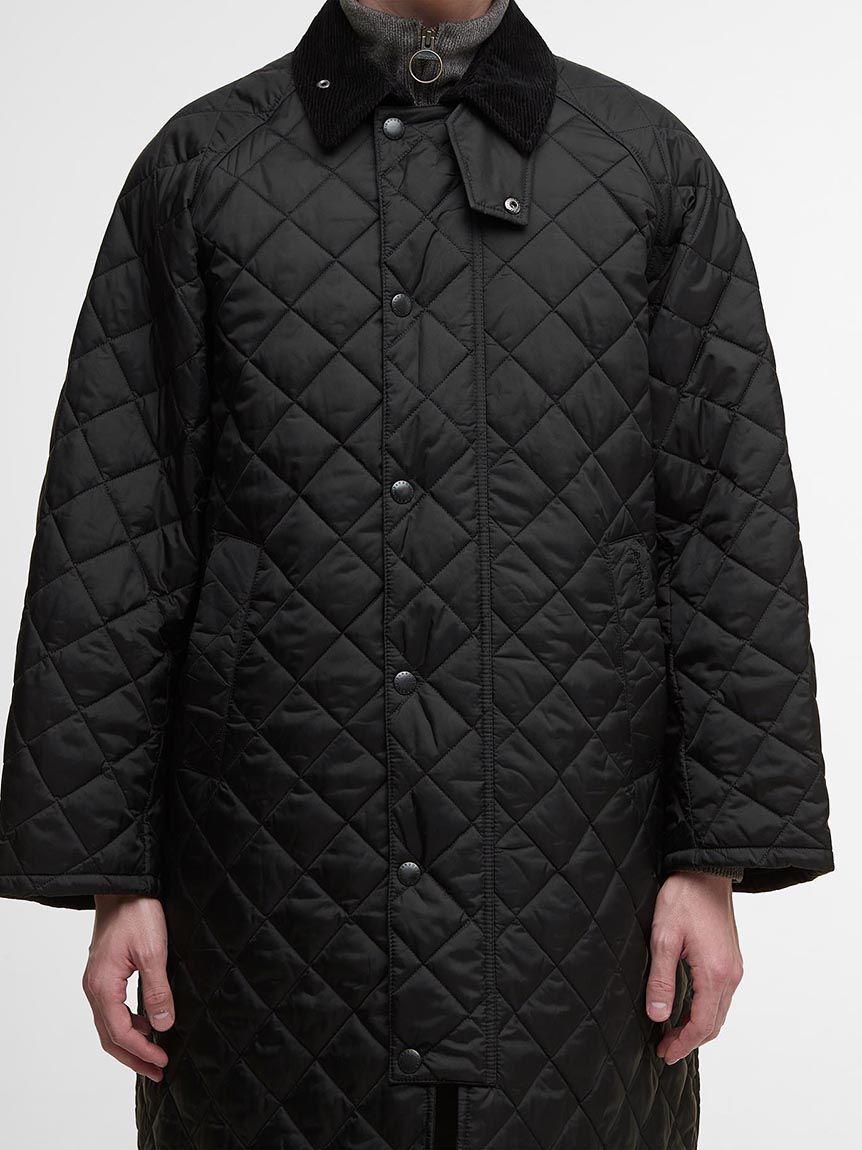 EXMOOR / エクスモア】キルティング ミドル レングス コート（ユニ