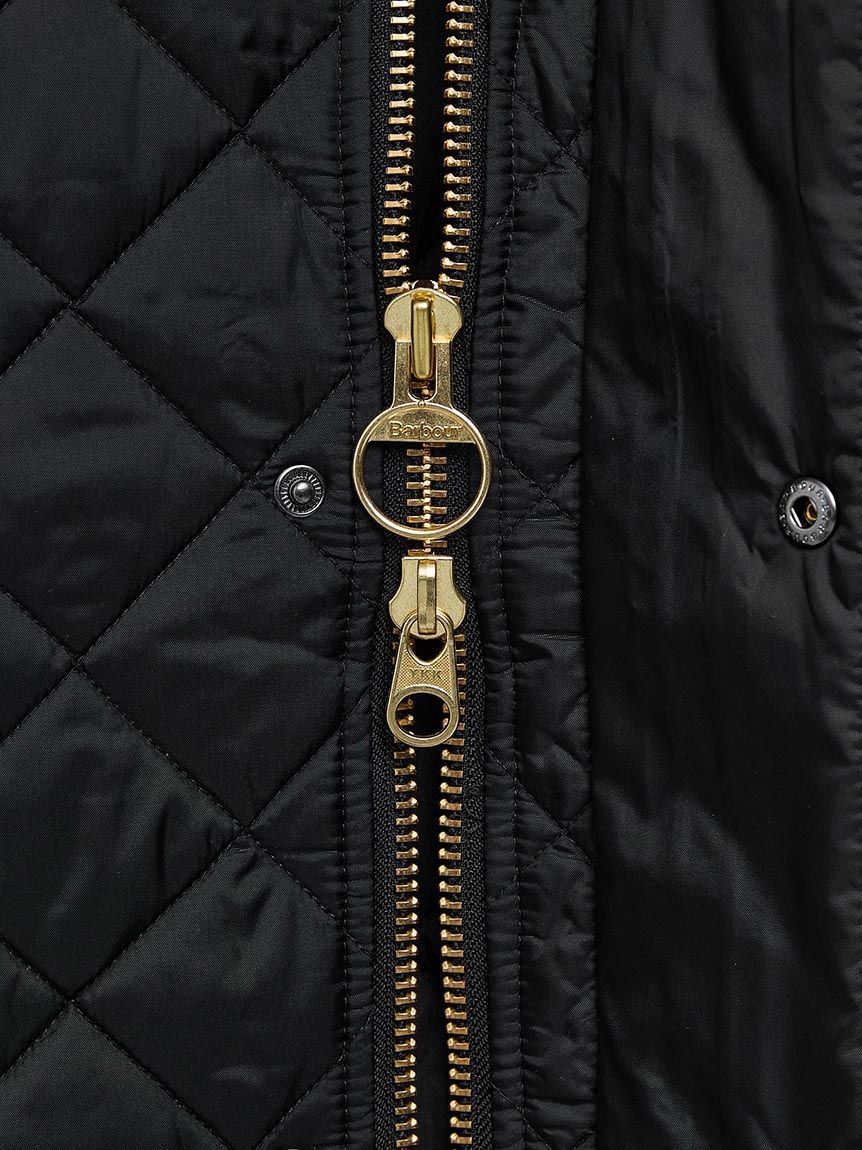 EXMOOR / エクスモア】キルティング ミドル レングス コート