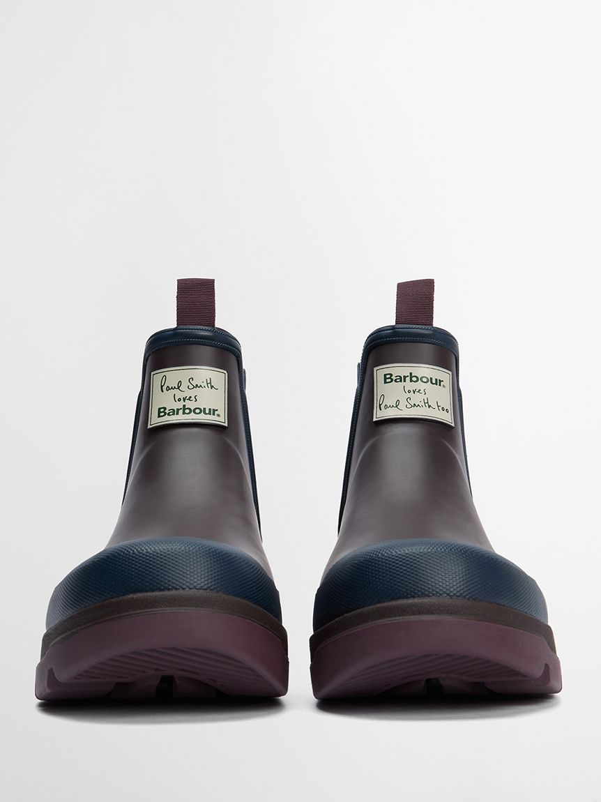 Barbour ×Paul Smith》Wellinton レインブーツ（メンズ）｜レイン