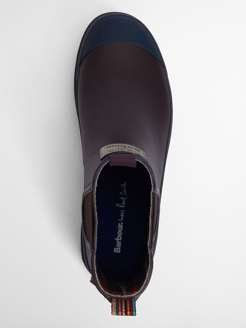 ポール・スミス　レインブーツ(男性用) Barbour ×Paul Smith》Wellinton レインブーツ（メンズ