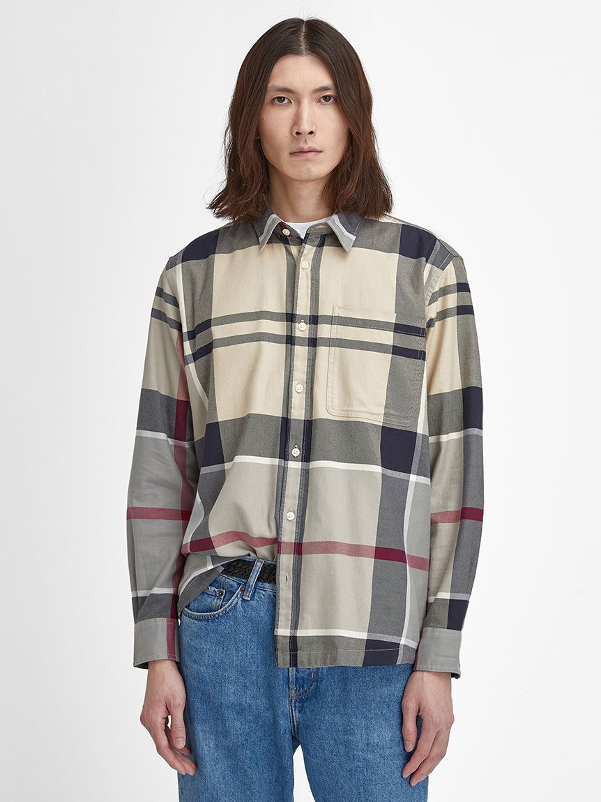 Renford タータン チェック シャツ オーバーサイズフィット（ユニ