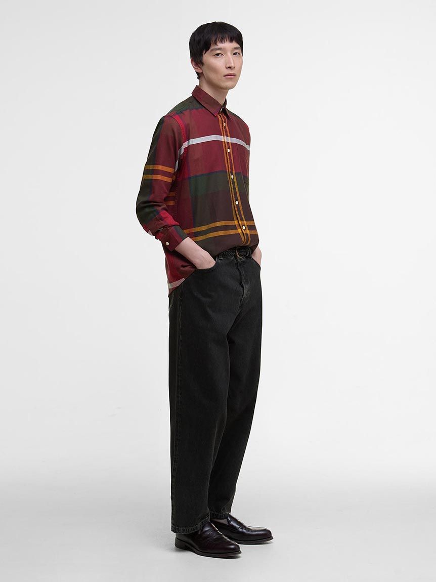 Renford タータン チェック シャツ オーバーサイズフィット（ユニ