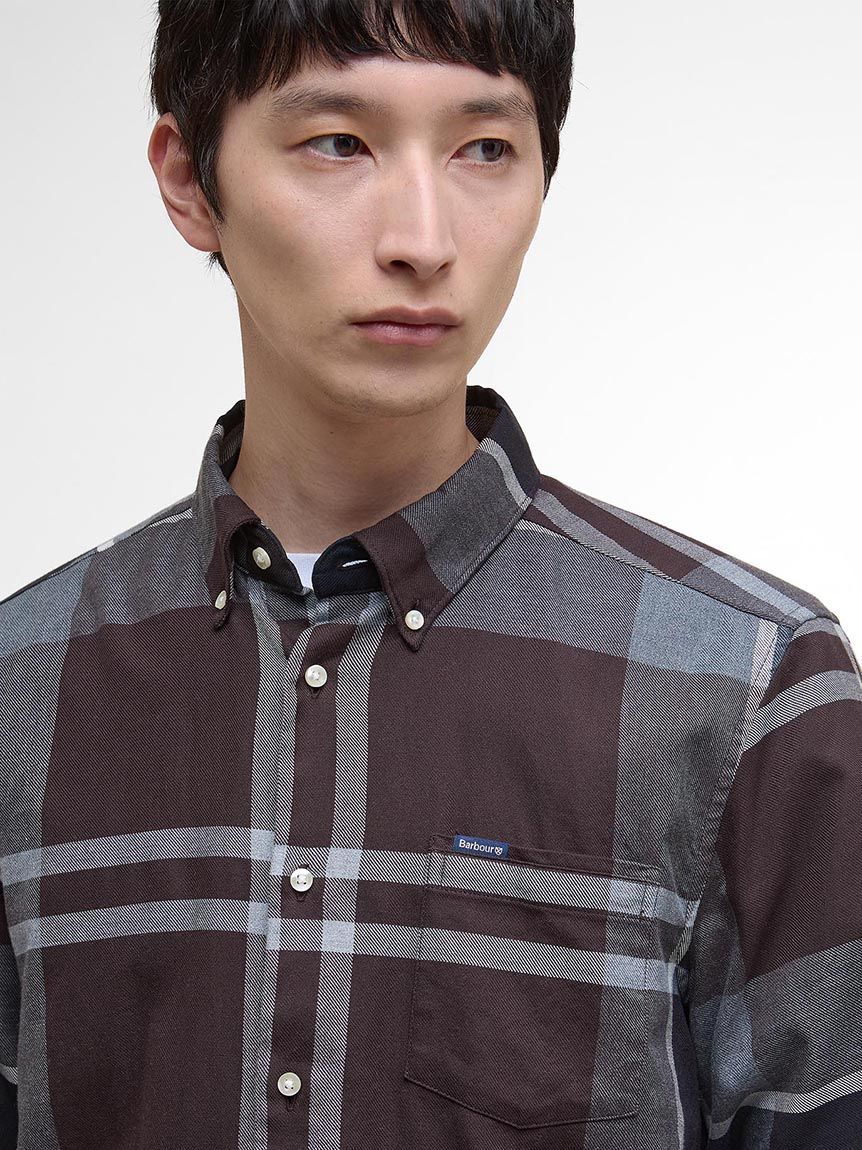 Barbour バブアー タータンチェック ボタンダウンシャツ Dunoon タータンチェック ボタンダウン シャツ（アジアフィット