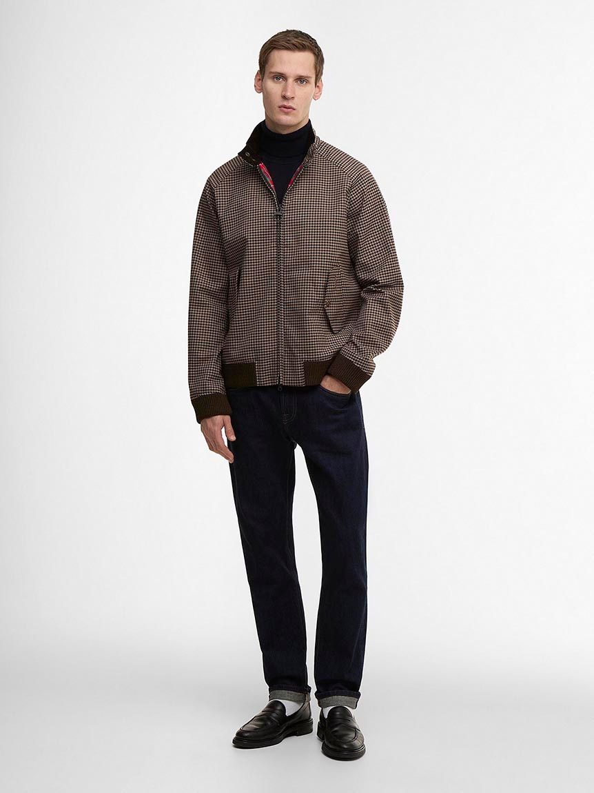 Barbour × BARACUTA》Portonシャワープルーフ ブルゾン｜ノンワックス