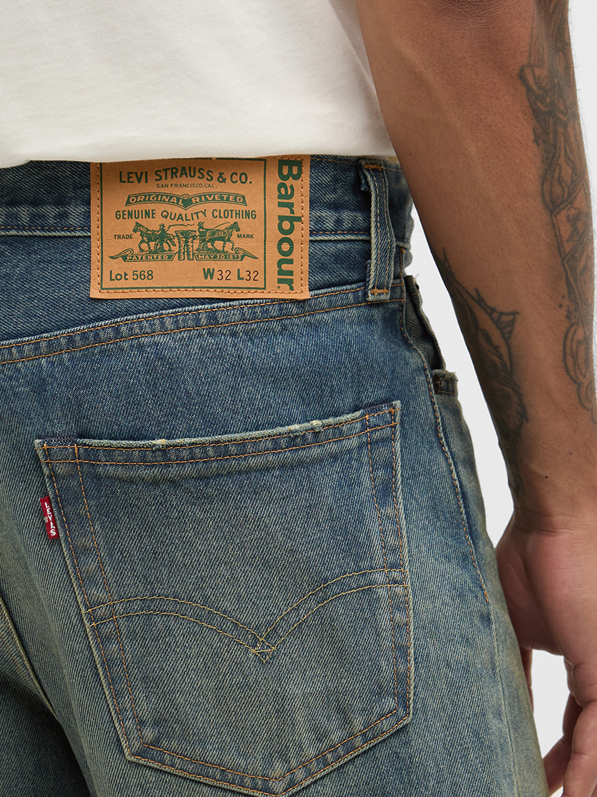 レトリバーページ Barbour × Levi's》568 ルーズデニム｜パンツ｜ボトムス