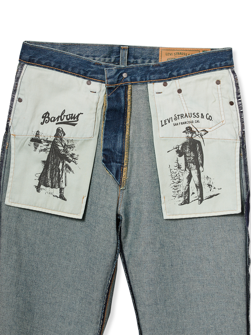 Barbour × Levi's》568 ルーズデニム｜パンツ｜ボトムス｜バブアー公式