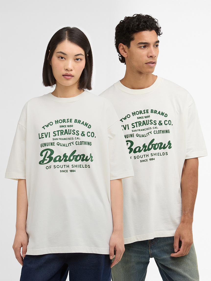 Barbour × Levi's》グラフィックTシャツ｜Tシャツ｜トップス｜バブアー