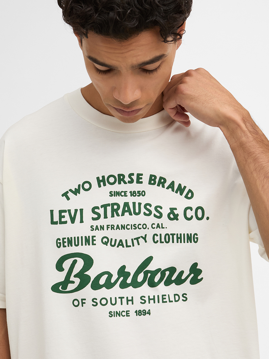 Barbour × Levi's》グラフィックTシャツ｜Tシャツ｜トップス