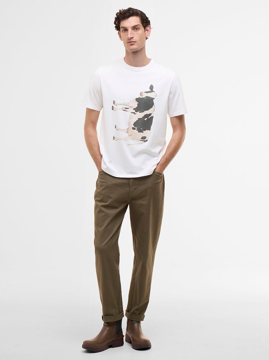 Barbour ×Paul Smith》Cow プリントTシャツ｜Tシャツ｜トップス