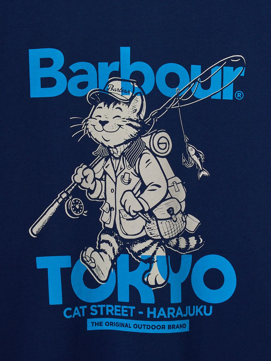原宿店＆公式オンラインストア限定 “バブアーキャット” プリントT