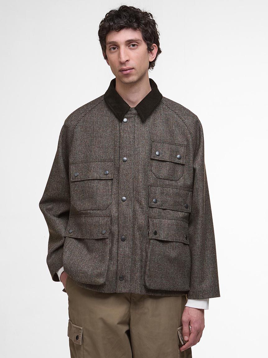 Barbour バブアーBEDALE36 グレー ウールヘリンボーン ライナー付 Barbour バブアーBEDALE36 グレー ウールヘリンボーン ライナー付