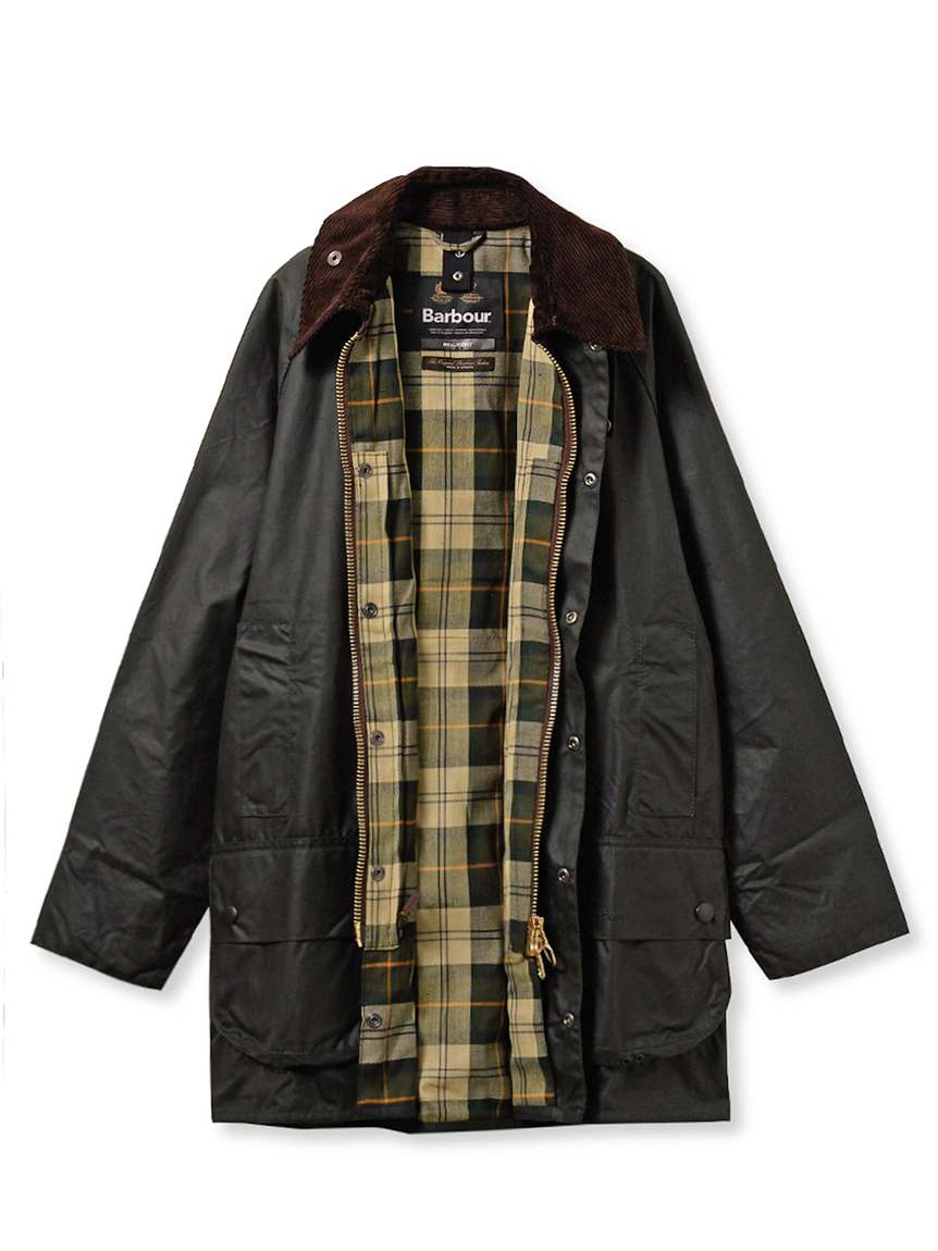 バブアー　ビューフォート 3WARRANT REPROOF BARBOUR BEAUFORT OLIVE size-C44-毎日を