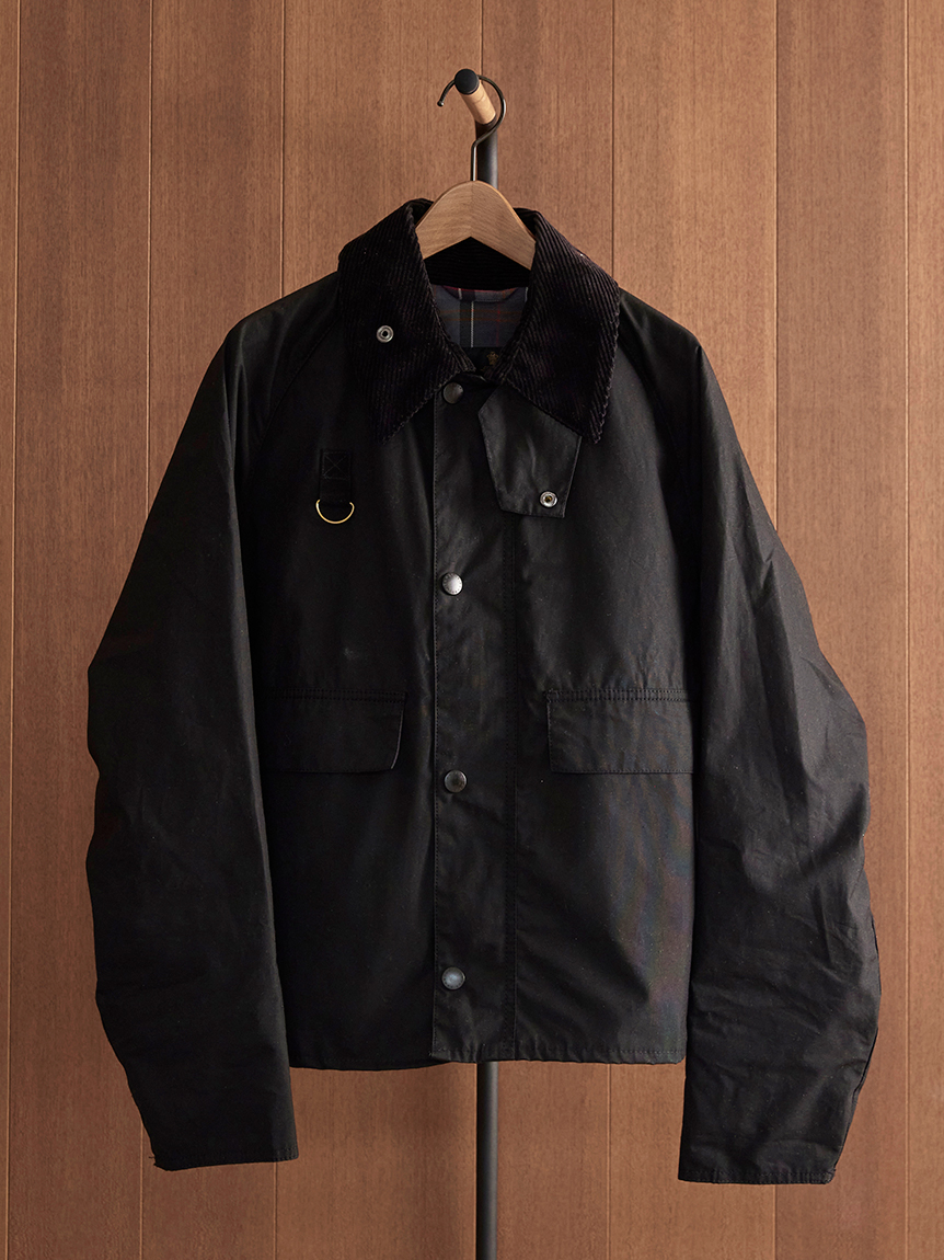 Barbour スペイ WAXEDCOTTON ブラック SPEY / スペイ】ワックス ショート ジャケット｜ワックス