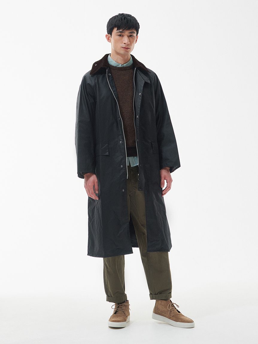 BURGHLEY / バーレー】ワックス コットン ロング コート