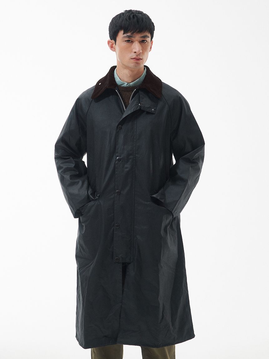 BURGHLEY / バーレー】ワックス コットン ロング コート