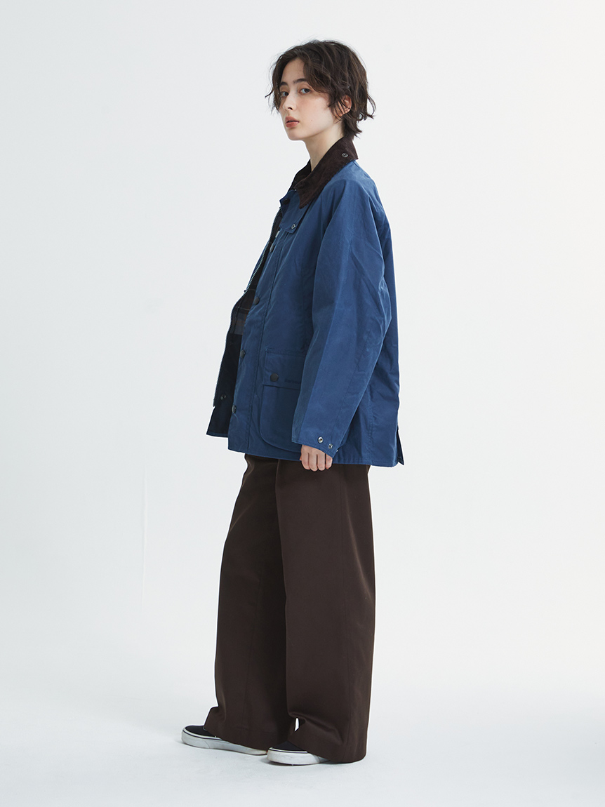 男女兼用 バブアー ビデイル オーバーサイズフィット ネイビー ３６ BEDALE / ビデイル】ワックス ジャケット オーバーサイズ フィット