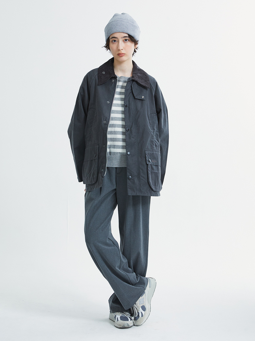 バブアー　オーバーサイズ　ビデイル　グレー　グレイ　ワックス　オイルド バブアー オーバーサイズ ビデイル グレー グレイ ワックス オイルド