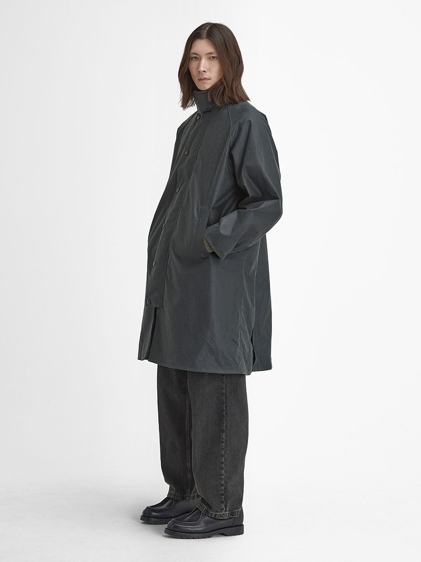 publux コート BURGHLEY / バーレー】ワックス コットン ロング コート