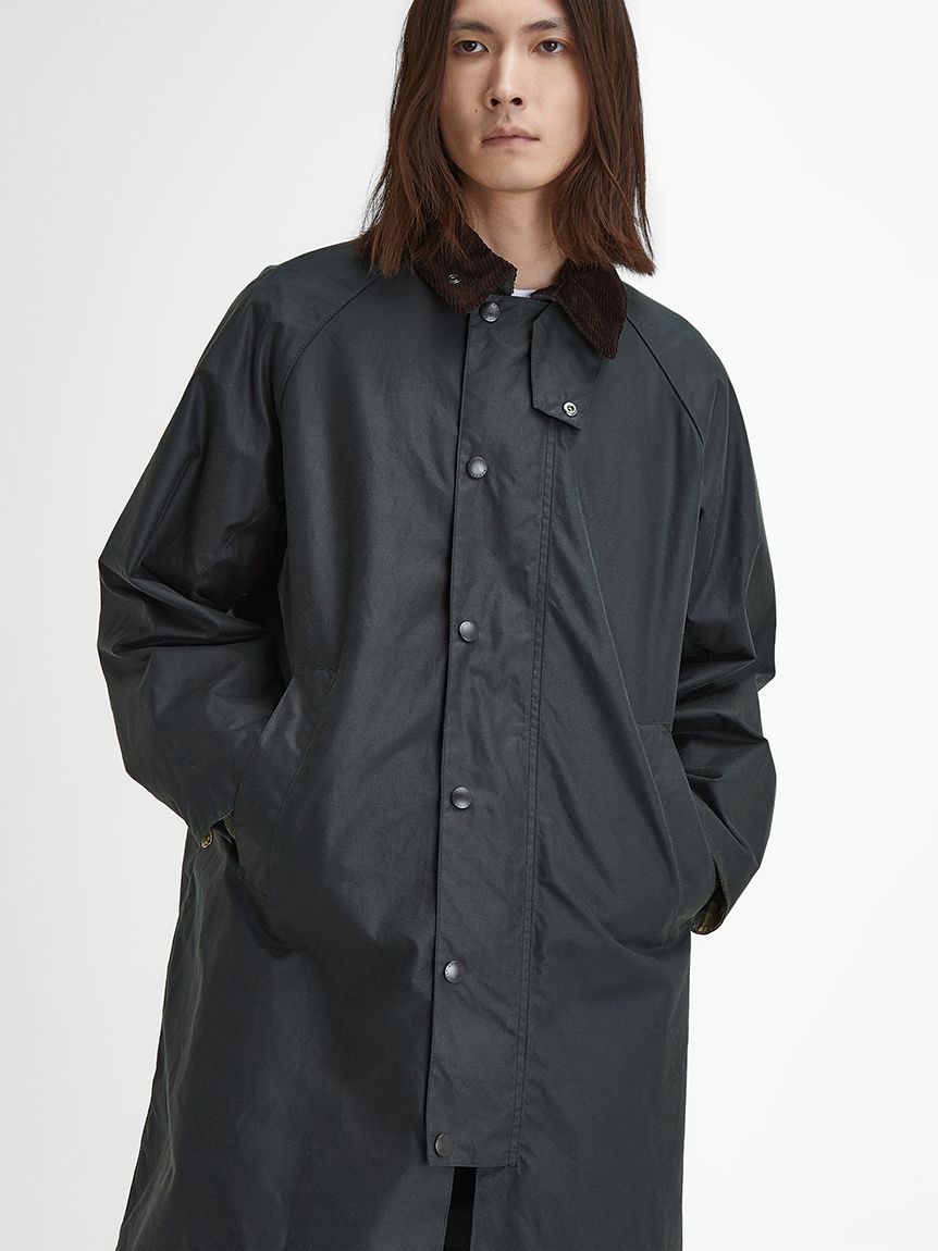 EXMOOR / エクスモア】 ミドル レングス ワックス コート（ユニ