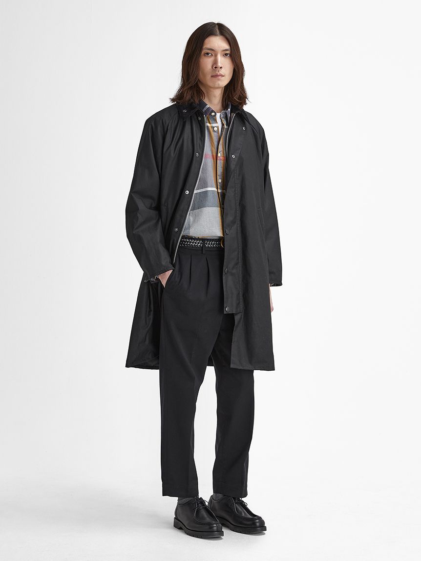 【美品】HARE ハイショクPコート アウター　ブラック HYKE - 最終価格 HYKE ハイク ロングPコートの通販 by KIKI