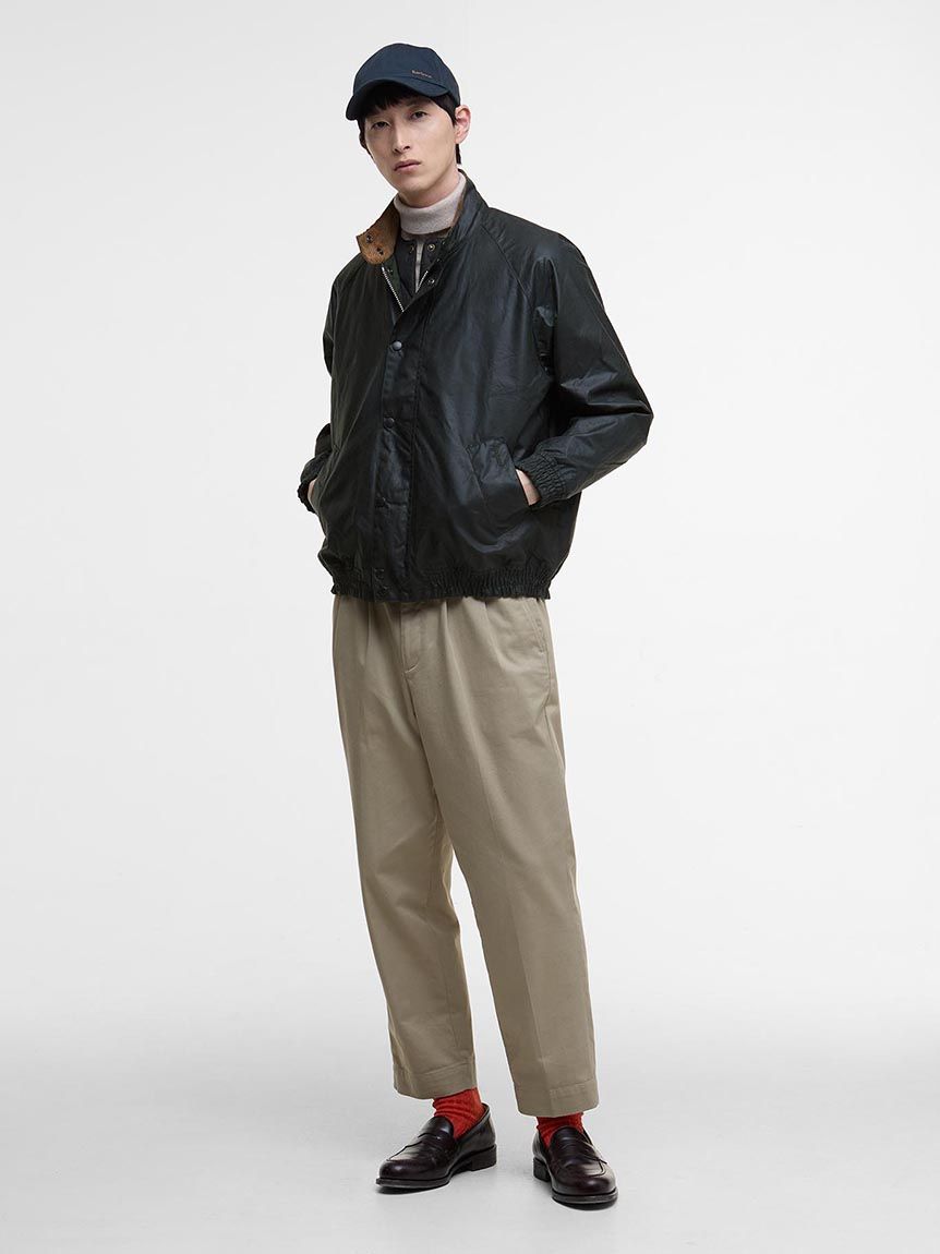 アメリカ発Aquaフリンジスエードジャケット 古着 90s 英国製 Barbour 日本未発売 「NORTHUMBRIA」 防寒 8oz