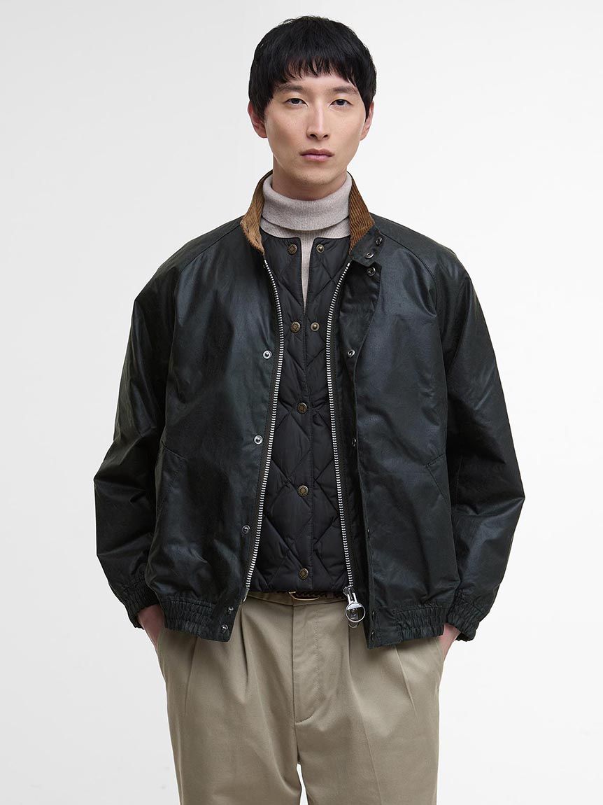バブアー/ゴールドスタンダード/スタンドカラー/オイルドジャケット/ブラック 最上位レーベル【Barbour GOLD STANDARD/バブアー ゴールド