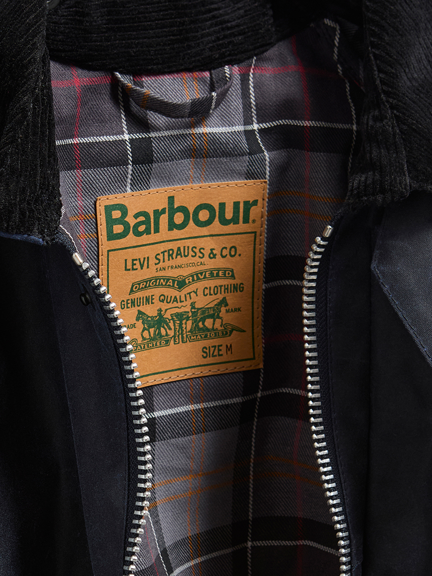 n*u様 【新品】Barbour Beadale Wax ジャケット サイズ38 Barbour × Levi's》【BEDALE / ビデイル】ワックスジャケット